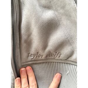 Taylor Swift Folklore Gray Faux Shearling Jacket - NWOT - Small